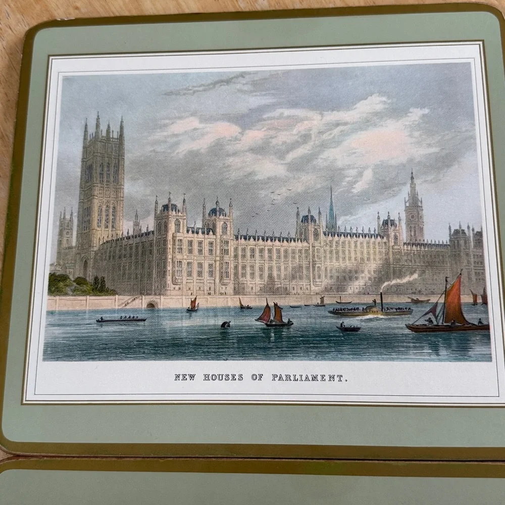 🌸3/$15 4 Vintage Pimpernel Placemats 19th Century London - Picture 2 of 10